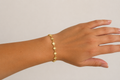 Bracelet Fleurs Dorées