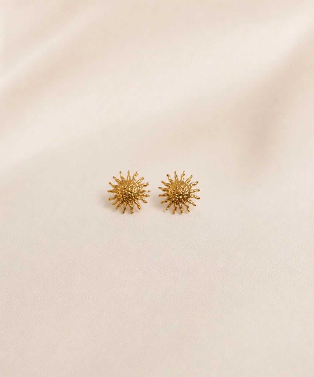 Boucles d'Oreilles Soleil Rayonnant