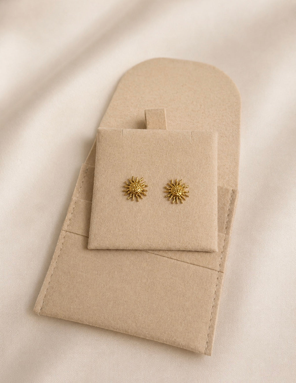 Boucles d'Oreilles Soleil Rayonnant