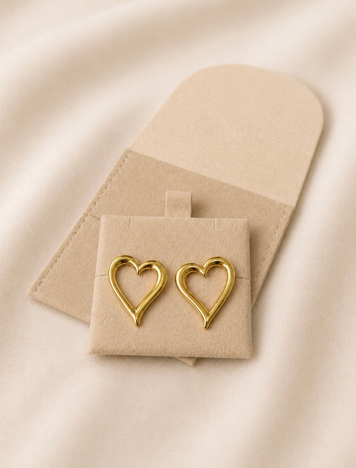 Boucles d'Oreilles Cœur Éclat