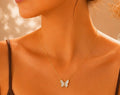 Collier Papillon Doré