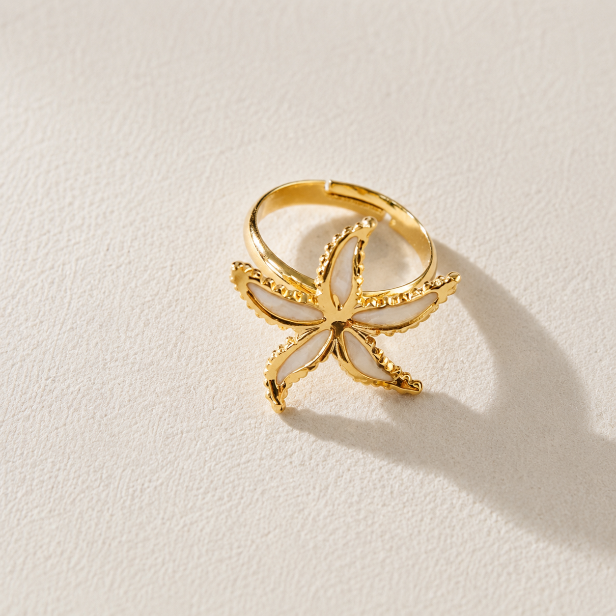 Bague Fleur Nacrée
