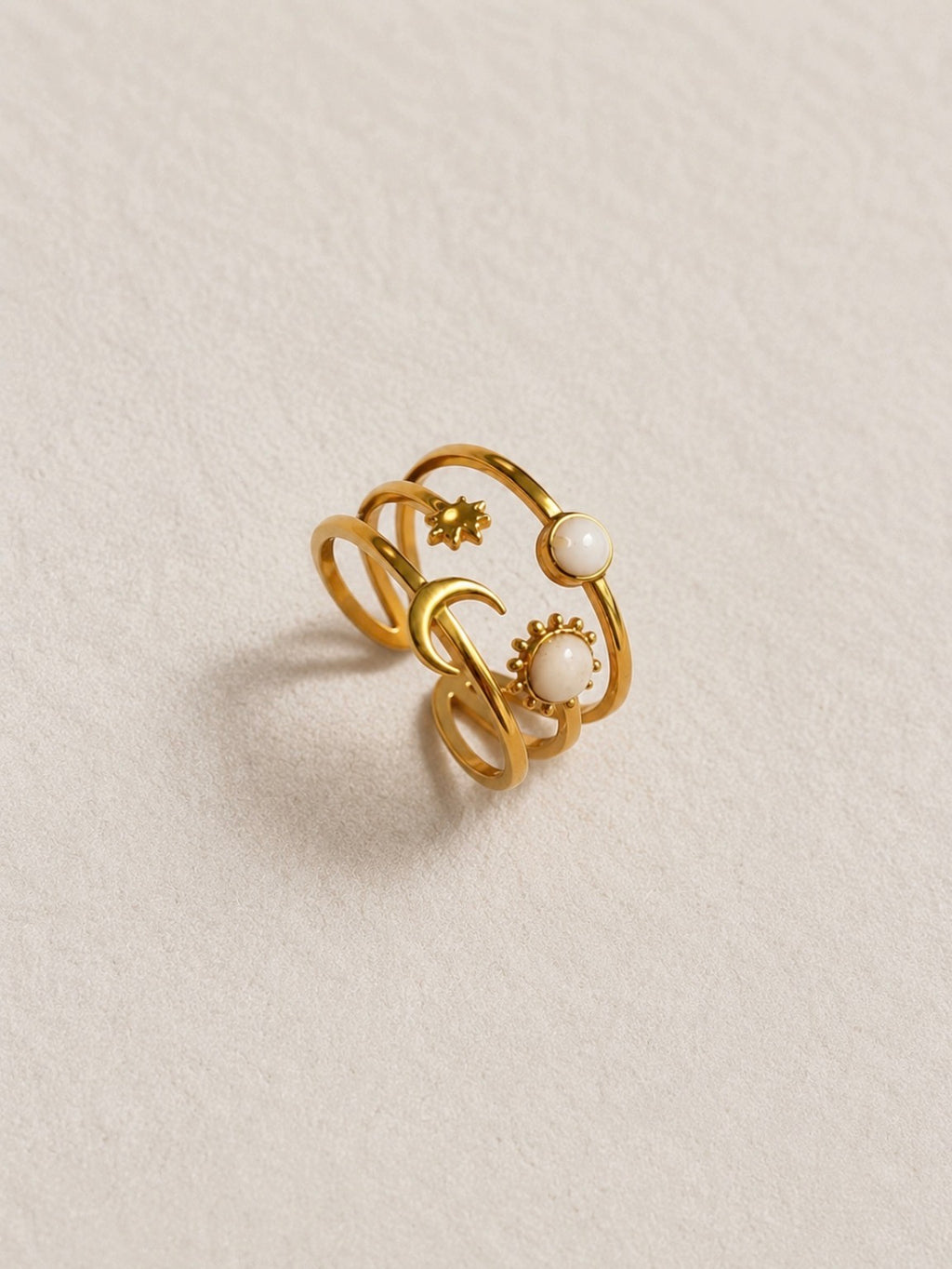 Bague Soleil Nacré