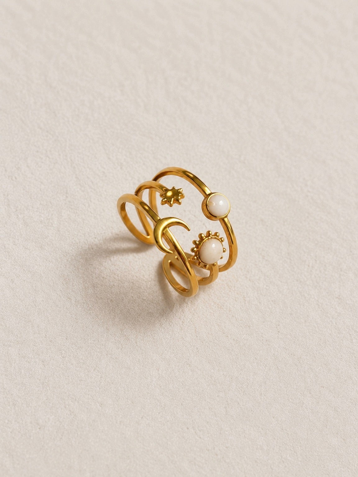 Bague Soleil Nacré